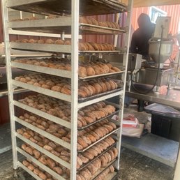 Fresh baked cider donuts!
