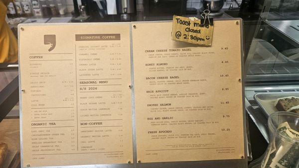 Menu photo 1 Cafe Comma Atlanta, GA