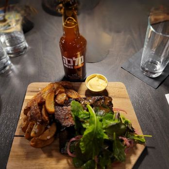 Safta - Spare Ribs, Garlic Roasted Potatoes & salad. - Mediterranean Near Me - Brooklyn, New York