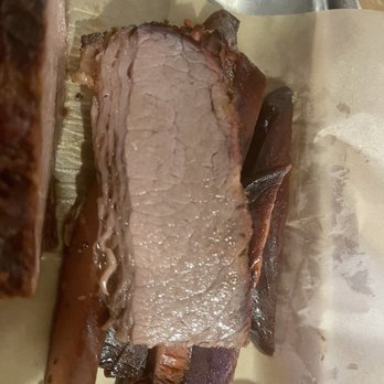Woody Creek Bar-B-Q - Lean brisket - Barbeque Near Me - Springtown, Texas