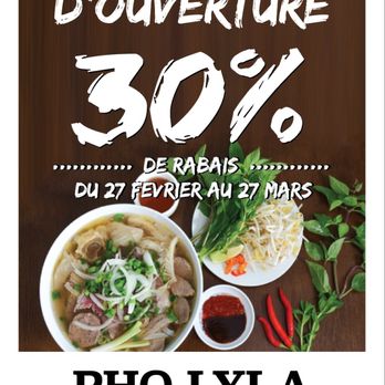 Pho Lyla - a picture of a bowl of pho lyla - Vietnamese Near Me - Laval, Quebec