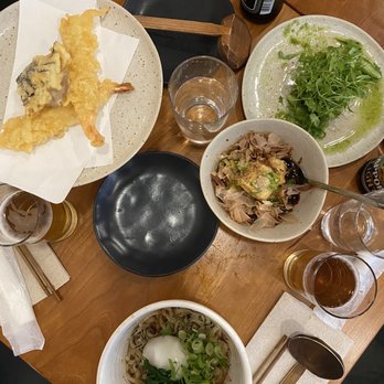 Raku - Agedashi Tofu Spicy Cucumber Sapporo Light Oroshi Udon - Japanese Near Me - New York, New York Raku - Agedashi Tofu Spicy Cucumber Sapporo Light Oroshi Udon - Japanese Near Me - New York, New York