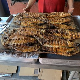 Pescado Zarandeado Grilled fish. Pescado Zarandeado Grilled fish.