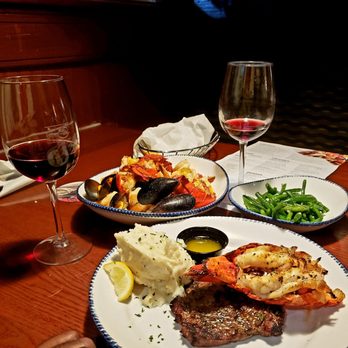 Red Lobster - Great dinner for two. Enjoyed the meal. This meal is steak and lobster tail and the boil. - Seafood Near Me - Munster, Indiana Red Lobster - Great dinner for two. Enjoyed the meal. This meal is steak and lobster tail and the boil. - Seafood Near Me - Munster, Indiana