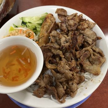 Pho Mai Han - Vermicelli with BBQ Pork and Spring Rolls - Vietnamese Near Me - Waipahu, Hawaii Pho Mai Han - Vermicelli with BBQ Pork and Spring Rolls - Vietnamese Near Me - Waipahu, Hawaii