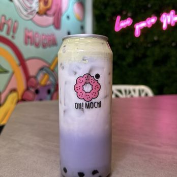 Oh Mochi Virginia Beach - Matcha foam in my taro almond milk boba tea - Desserts Near Me - Virginia Beach, Virginia Oh Mochi Virginia Beach - Matcha foam in my taro almond milk boba tea - Desserts Near Me - Virginia Beach, Virginia