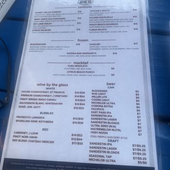 Marina Bar & Grill - Menu - Wine Bars Near Me - Miramar Beach, Florida Marina Bar & Grill - Menu - Wine Bars Near Me - Miramar Beach, Florida