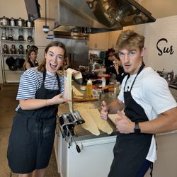 Sur La Table - Pasta making!