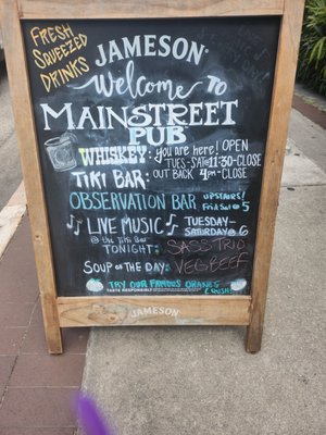 Menu photo 4 Mainstreet Pub Melbourne, FL