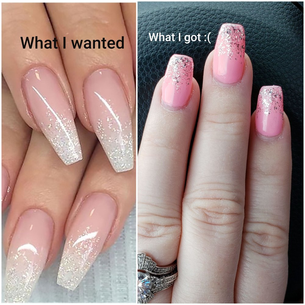 T Nail Lounge - What I wanted VS what I got - Nail Salons Near Me - Mesa, Arizona T Nail Lounge - What I wanted VS what I got - Nail Salons Near Me - Mesa, Arizona
