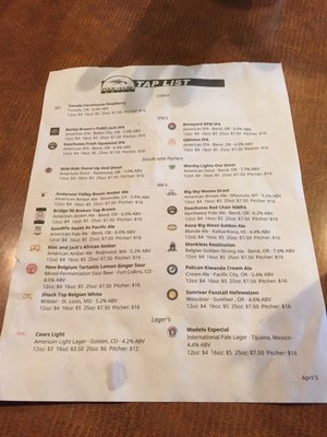 Menu photo 6 Pour House Grill Bend, OR