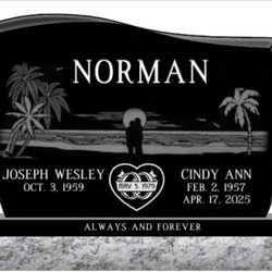 Pinna Monuments & Memorials - Pinna monuments did a great job on out tombstone.