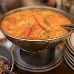 Chuan Chim Thai Cuisine - Seafood tom yum soup