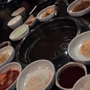 Beque Holic - Sides placed around the grill - Korean Near Me - Gainesville, Florida