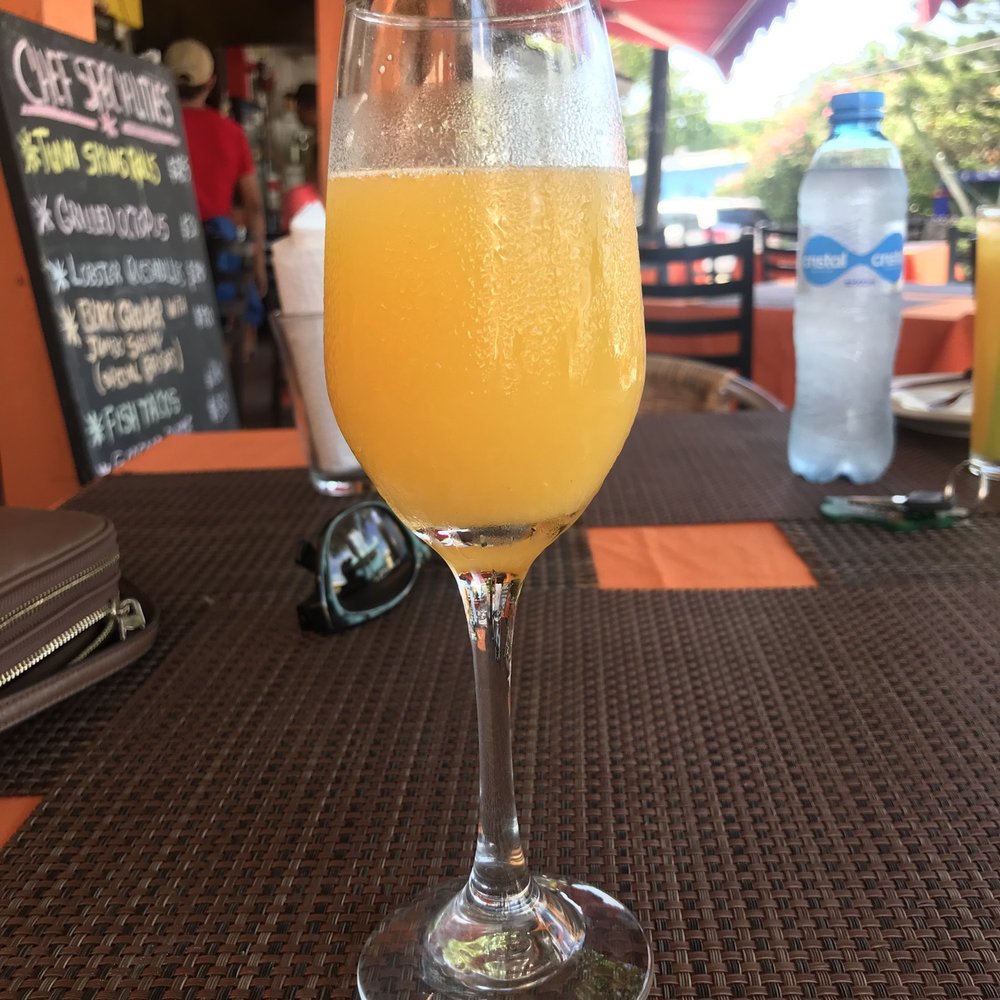 Caribbean Brisas - Great mimosas - Seafood Near Me - Isla Mujeres, ROO Caribbean Brisas - Great mimosas - Seafood Near Me - Isla Mujeres, ROO