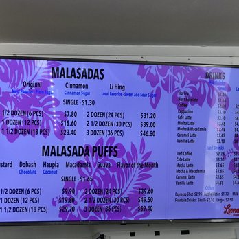 Leonard's Bakery - Menu - Bakeries Near Me - Honolulu, Hawaii