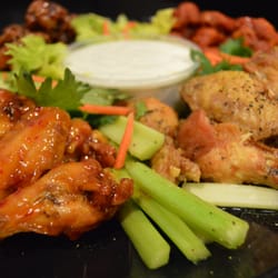 daVido's Pizza & Wings - Wing platter... Just in time for the NFL Playoffs.