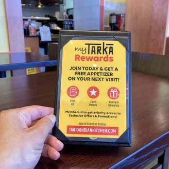 Tarka Indian Kitchen - This rewards program brought me here - Indian Near Me - Houston, Texas