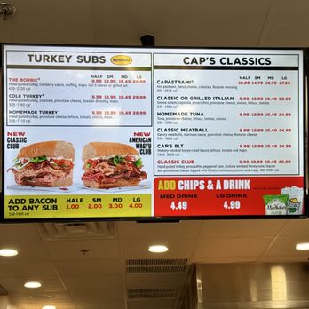 Capriotti's Sandwich Shop - Menu - Sandwiches Near Me - Honolulu, Hawaii Capriotti's Sandwich Shop - Menu - Sandwiches Near Me - Honolulu, Hawaii