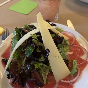 Lolitas Bistro - Tuna carpaccio & smoked guava cocktail - New American Near Me - Laredo, Texas Lolitas Bistro - Tuna carpaccio & smoked guava cocktail - New American Near Me - Laredo, Texas