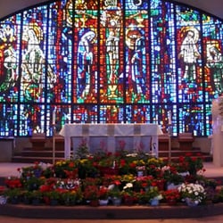 Saint Catherine Laboure Catholic Church - Main Window of the Church