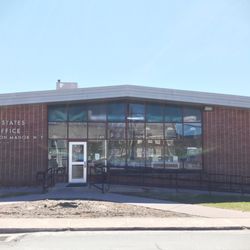 US Post Office - The post office on a sunny spring day.