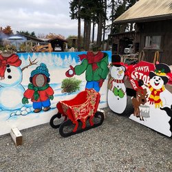 Lazy J Tree Farm - Snowmen everywhere!
