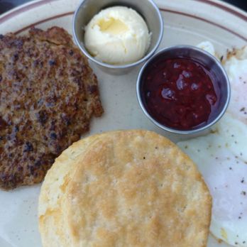 Denver Biscuit Co. - Broadway - Breakfast plate. The raspberry jam is wonderful. - Breakfast & Brunch Near Me - Denver, Colorado Denver Biscuit Co. - Broadway - Breakfast plate. The raspberry jam is wonderful. - Breakfast & Brunch Near Me - Denver, Colorado