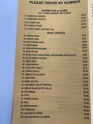 Menu photo 3 Mr Gyro's Indianapolis, IN