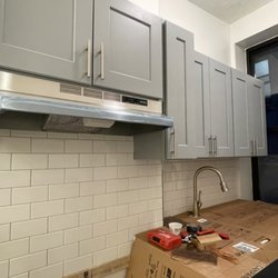 C.A. Renovations - Subway tile backsplash
