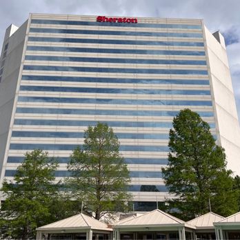 Sheraton Arlington Hotel - Hotel view from pool - Hotels Near Me - Arlington, Texas