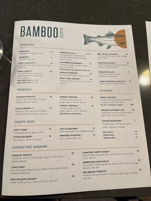 Menu photo 3 Bamboo Sushi Seattle, WA
