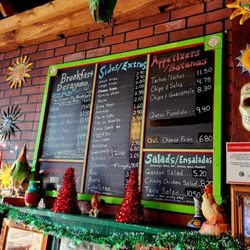 The Jalapeno Grille - More menu choices.