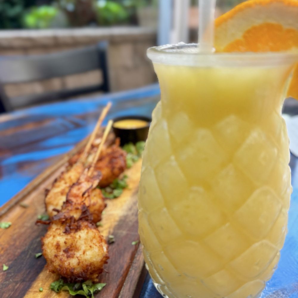 Donjito - Frozen mango piña colada and coconut shrimp - Latin American Near Me - Mamaroneck, New York
