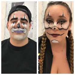 Moxie Salon And Beauty Bar - Montvale - Husband and Wife Halloween makeup