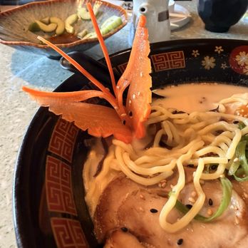 Moonga Sushi Grill & Ramen - Carrot origami butterfly - Sushi Bars Near Me - Evergreen, Colorado