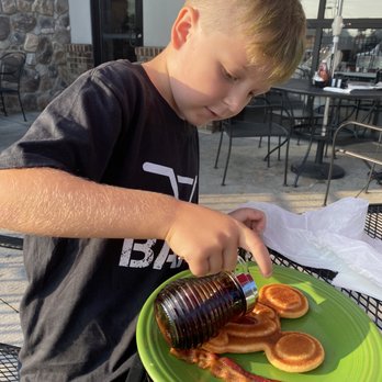 Honeymoon Grille - The kids pancakes - Breakfast & Brunch Near Me - Akron, Ohio
