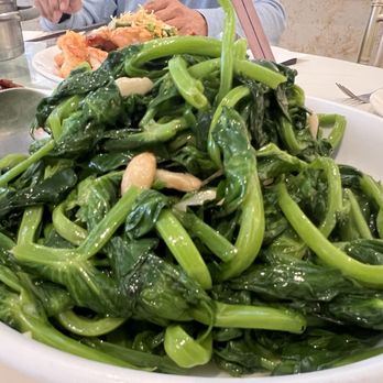 Henry's Cuisine - Stir fried pea tips in garlic sauce - Asian Fusion Near Me - Alhambra, California Henry's Cuisine - Stir fried pea tips in garlic sauce - Asian Fusion Near Me - Alhambra, California