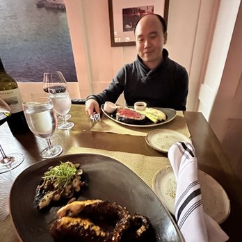 Avalon Grille - Prime rib, yes, charred octopus, for sure, with the wine on island time was memorable. - New American Near Me - Avalon, California Avalon Grille - Prime rib, yes, charred octopus, for sure, with the wine on island time was memorable. - New American Near Me - Avalon, California