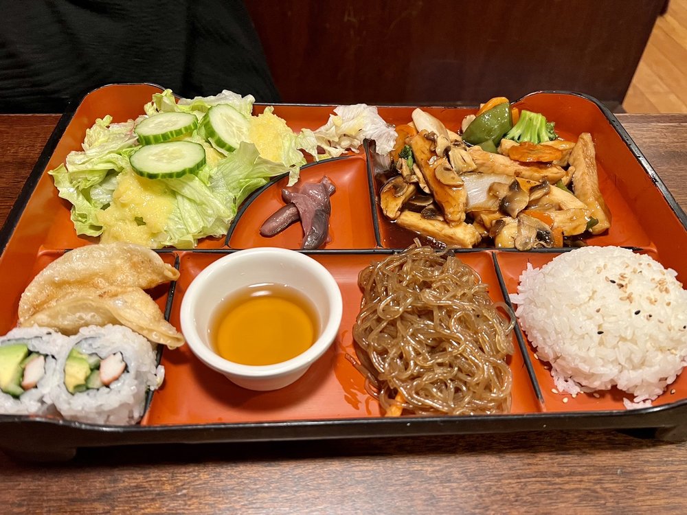 Food from Mr Noodle & Rice