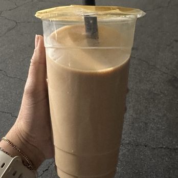 Ding Tea Anaheim - This was the house milk tea, we order with light boba-- I don't see any! No ice even after having to worker "add more" . - Coffee & Tea Near Me - Anaheim, California Ding Tea Anaheim - This was the house milk tea, we order with light boba-- I don't see any! No ice even after having to worker "add more" . - Coffee & Tea Near Me - Anaheim, California