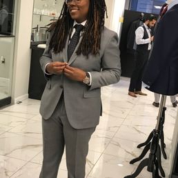 Just look at this awesome fitting suit.