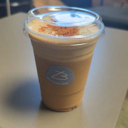 Biscoff Latte 1/2 sweet with Lactose milk