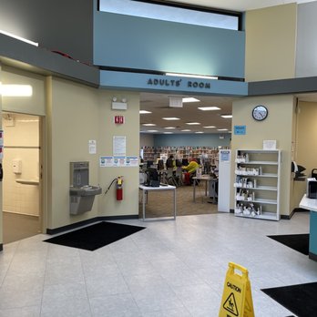 Chicago Public Library - Jefferson Park Branch - Adult's room from the vantage of the children's room. - Libraries Near Me - Chicago, Illinois