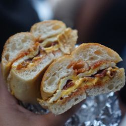 Big Als Munchies - Bacon, egg and cheese. Warm, easy and fast!