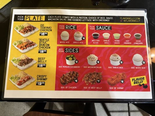 Menu photo 7 Flavor Belly West Covina, CA