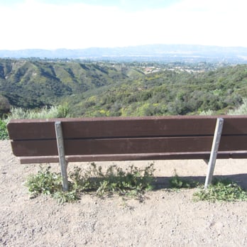Caballero Canyon Trail - Bench at Mulholland Dr. - Hiking Near Me - Los Angeles, California Caballero Canyon Trail - Bench at Mulholland Dr. - Hiking Near Me - Los Angeles, California
