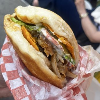 Golden Patty - "Golden patty" special - regular patty with beef cheese and additional jerk chicken - Bakeries Near Me - Toronto, Ontario Golden Patty - "Golden patty" special - regular patty with beef cheese and additional jerk chicken - Bakeries Near Me - Toronto, Ontario