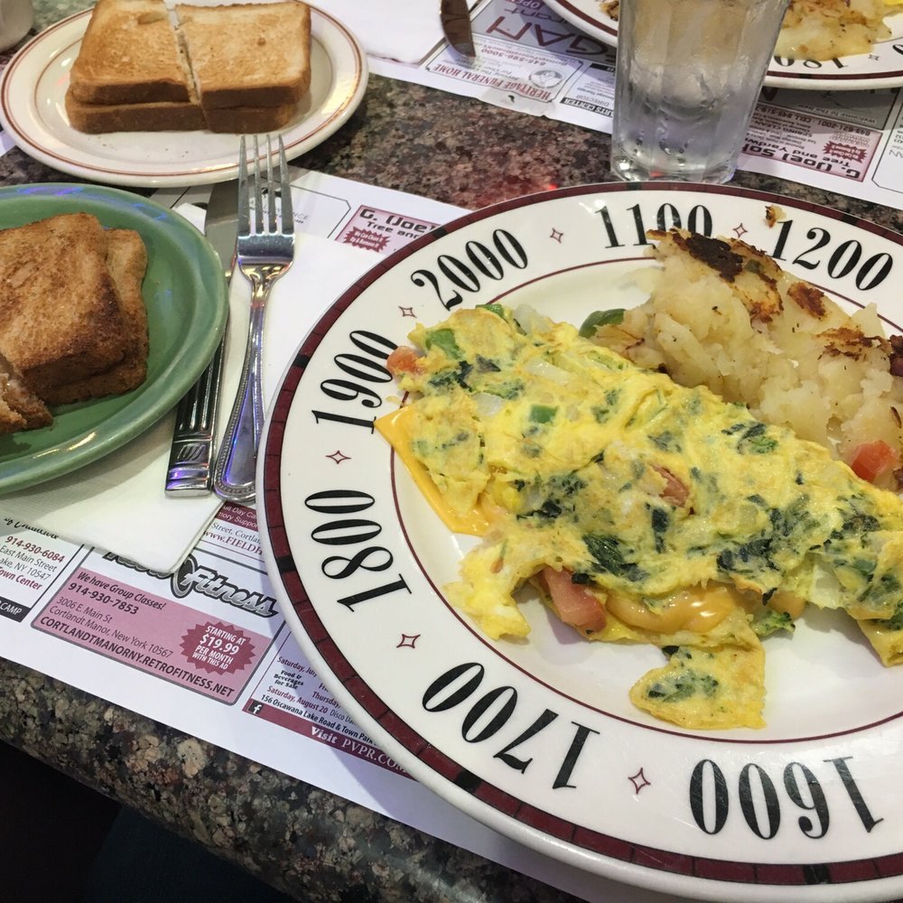 Mohegan Diner - veggie omelet with cheese - Diners Near Me - Mohegan Lake, New York