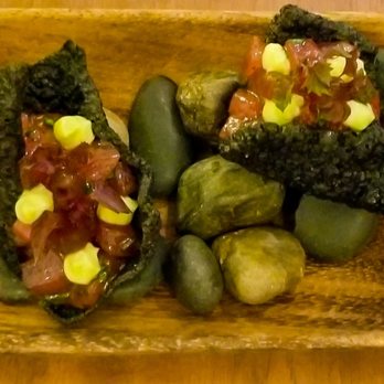 Senia - Poke crackers $5 each - Cocktail Bars Near Me - Honolulu, Hawaii